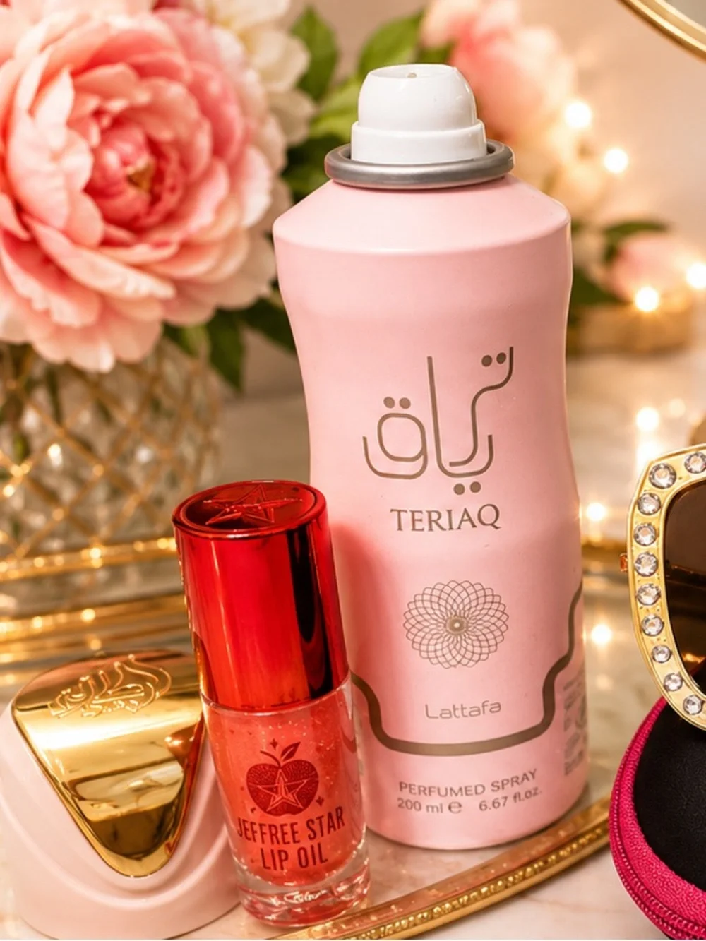 Jeweled Sunnies Jeffery Star Lip and Body Spray Bundle